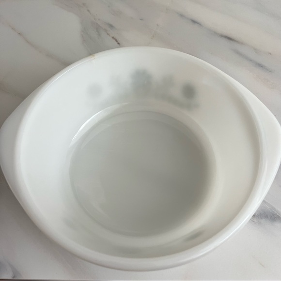 Glass Bake Baking Green & white Flower Glassware - Picture 2 of 7